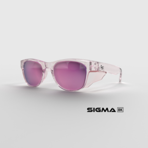 Vernebriller || Transparent Rosa Icon SLIM Serien || SIGMA Flashpink || Hyspecs Eyewear